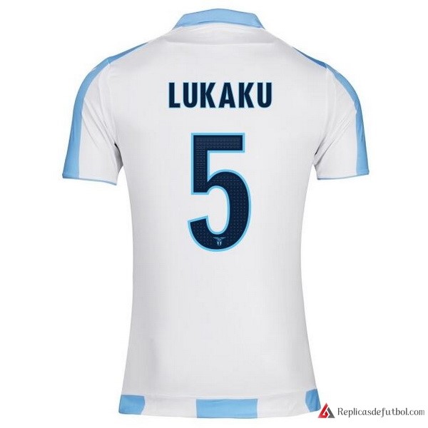Camiseta Lazio Segunda equipación Lukaku 2017-2018